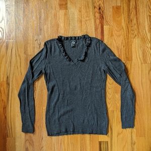 Ann Taylor Women's Charcoal Sweater. Size PM